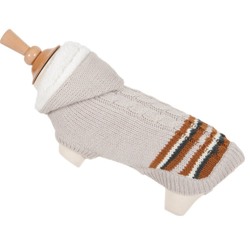 Haina Tricot cu Gluga Beige 40 cm