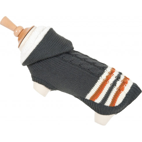 Haina Tricot cu Gluga Gri 25 cm