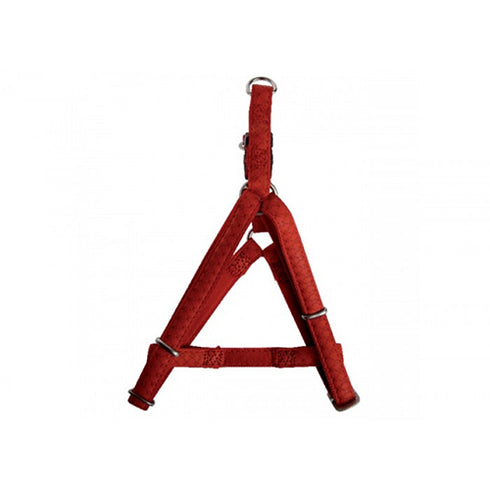 Ham reglabil pentru caini Macleather Rosu 10 mm