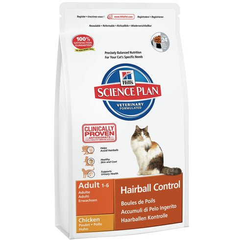 Hrana uscata pentru pisici Hill'S Feline Hairball cu pui 300 g