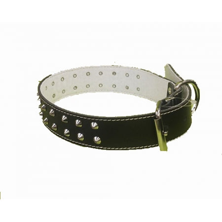 Animax Zgarda Piele Neagra cu Tinte Nr.1