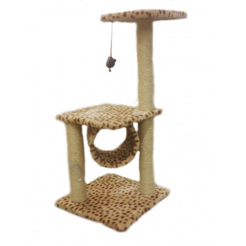 Sisal pentru pisici cilindru Leo 40x40x85 cm