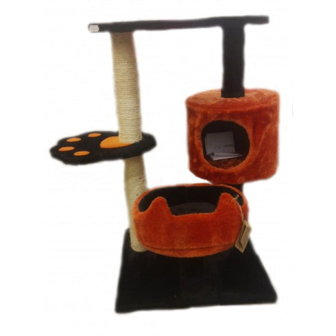 Sisal Pentru Pisici Deea Roz-Negru 80 cm