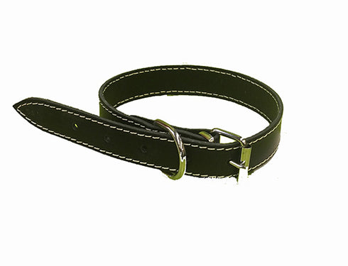 Animax Zgarda Piele Neagra Nr.3 Simpla