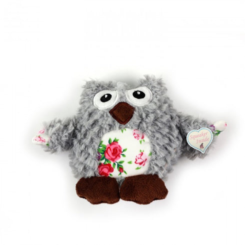 Jucarie pentru caini All for Paws bufnita din plus 16.5x18x7.5 cm