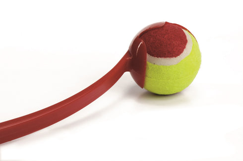 Jucarie pentru caini Beeztees lansator mingi de tenis 62 cm