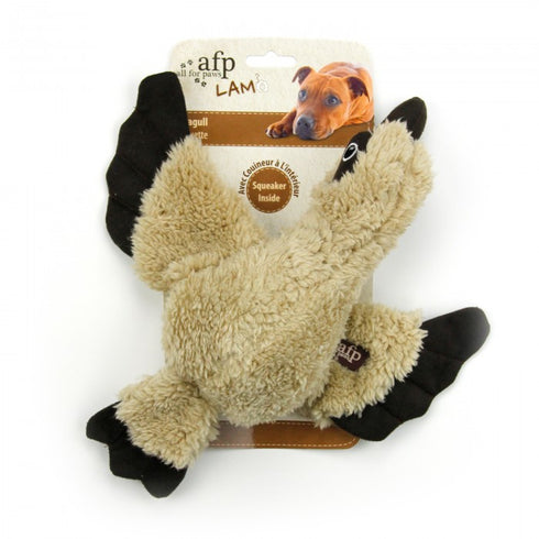 Jucarie pentru caini All for Paws pescarus din plus 30x25x6 cm