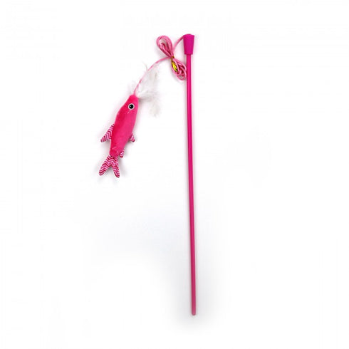 Jucarie pentru pisici undita cu peste All for Paws