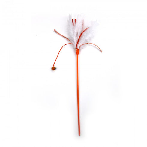 Jucarie pentru pisici undita cu pene All for Paws