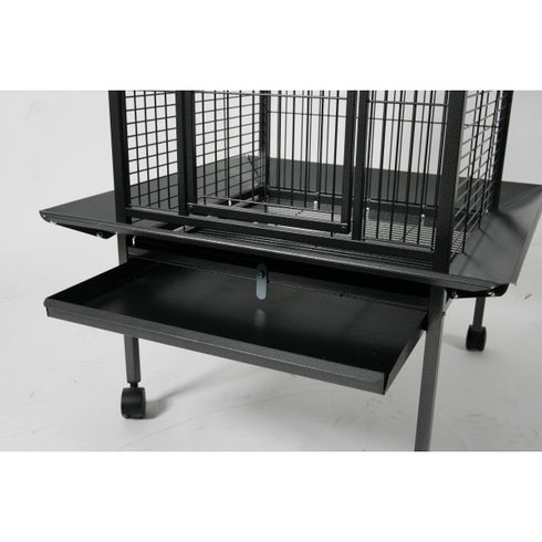 Voliera pentru Papagali Zolux Kubeo Gri 96x96x166cm