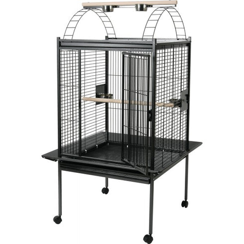 Voliera pentru Papagali Zolux Kubeo Gri 96x96x166cm