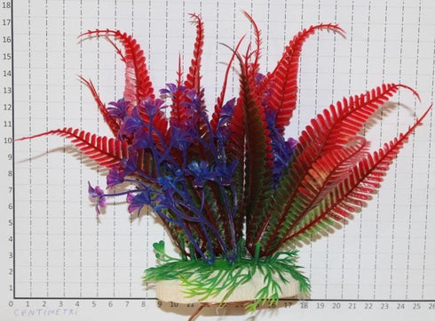 Planta din plastic pentru acvariu Kaldi'S 18x23cm 007