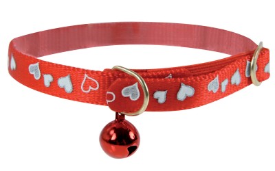 Zgarda rosie pentru pisici Heart Reflect 30 cm