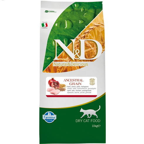 N&D Cat Low Grain Pui&Rodie 10kg