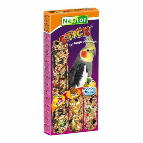 Baton papagal mare Nestor  3 in 1 Fructe-Nuci 175 g
