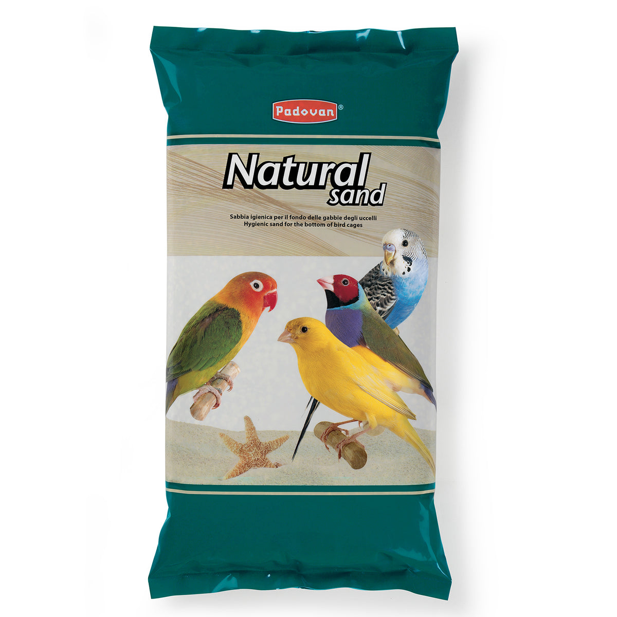 Nisip pentru pasari Padovan Natural Sand 5 kg - Animax