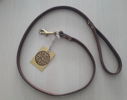 Lesa maro din piele pentru caini Petkult