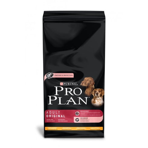Hrana uscata pentru caini Purina Pro Plan Dog Adult Original cu pui si orez 3 kg
