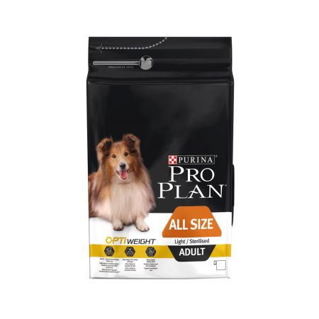 Hrana uscata pentru caini Pro Plan All Size Sterilised cu pui 3 kg - Animax