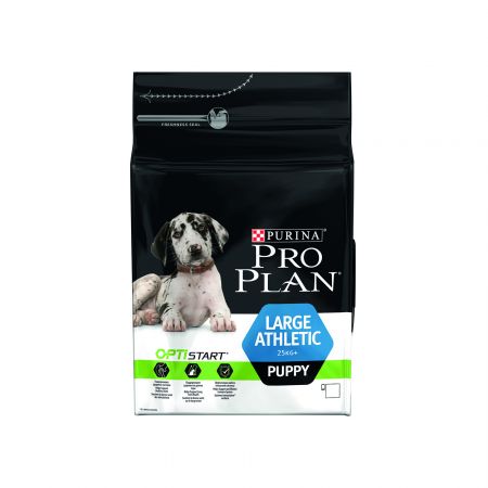 Hrana uscata pentru caini Pro Plan Puppy Large Athletic cu pui 3 kg