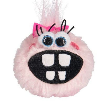 Rogz Jucarie Grinz Fluffy Roz 6.5 cm