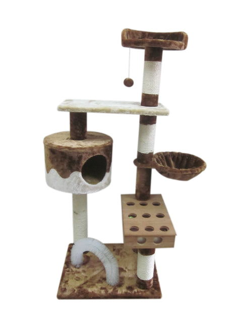 Sisal pisici Chocolate 55x45x135 cm