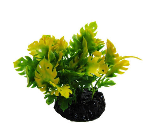 Planta Acvariu Plastic Resun Big Leaf Green 10cm