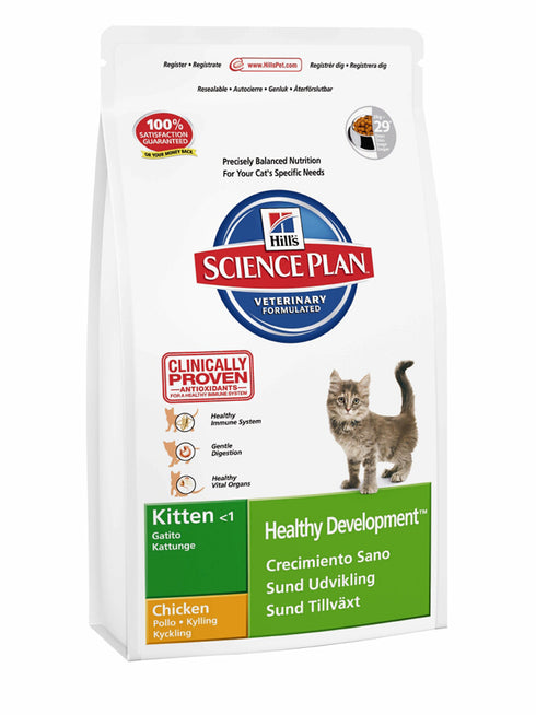 Hrana uscata pentru pisicii Hill's Kitten Healthy Development cu pui 10 kg