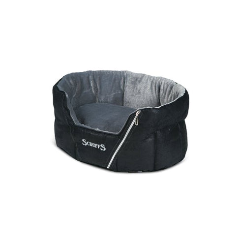 Culcus pentru caini Scruffs Negru L 76x64x26 cm