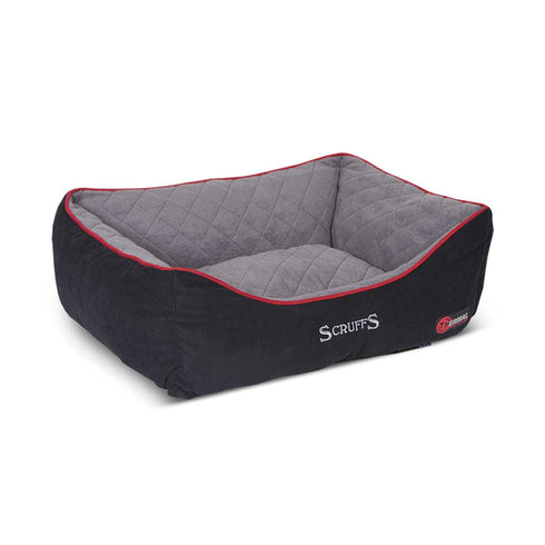 Culcus termic pentru caini Scruffs Negru 50x40 cm