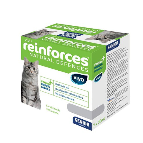 Supliment nutritiv pentru pisici Viyo Reinforces Cat Senior 7X30ml