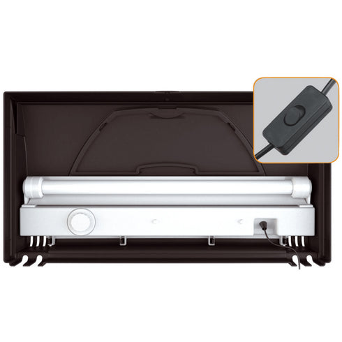 Acvariu din sticla cu lampa si filtru intern Ferplast Capri 52x27x36 cm - 40 L