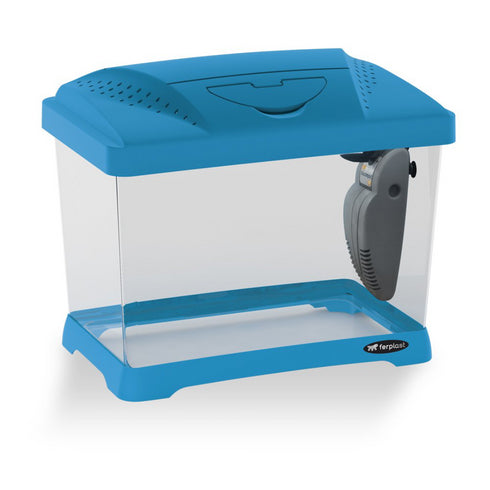 Acvariu din plastic Ferplast Capri Junior Blue 41x26.5x34cm
