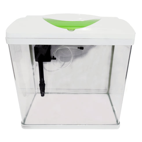 Acvariu alb din sticla Hopar 48.5x28.5x43 cm