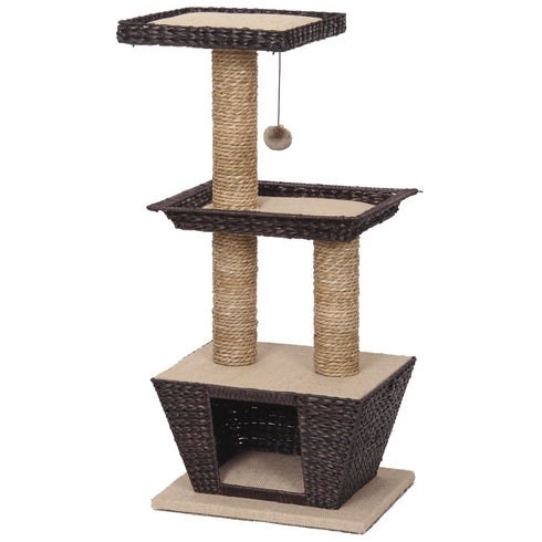 Ansamblu de joaca pentru pisici Croci Natural Betulla 45x35x98 cm