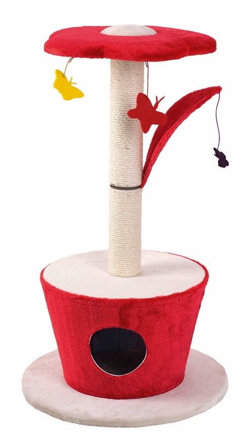 Ansamblu de joaca pentru pisici Grand Fleur portocaliu si albastru 59x103 cm