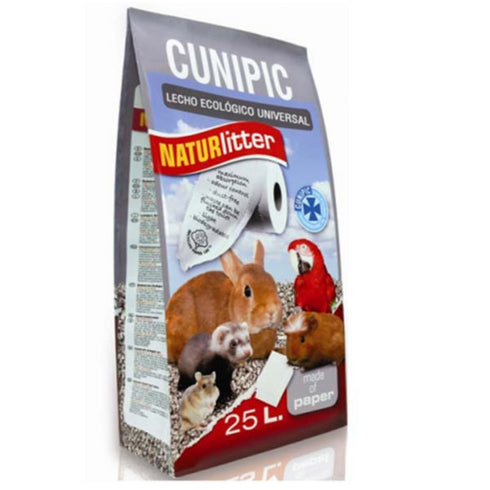 Asternut igienic din hartie pentru rozatoare Cunipic 25L