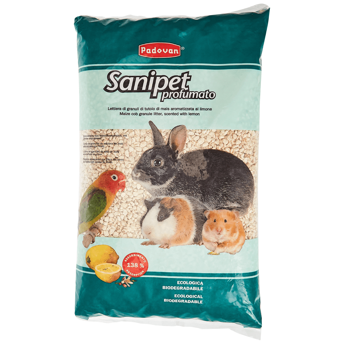 Asternut pentru pasari si rozatoare Sanipet Parfumat 10 L - Animax