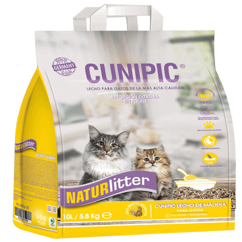 Asternut pelete pentru pisici Cunipic 10L