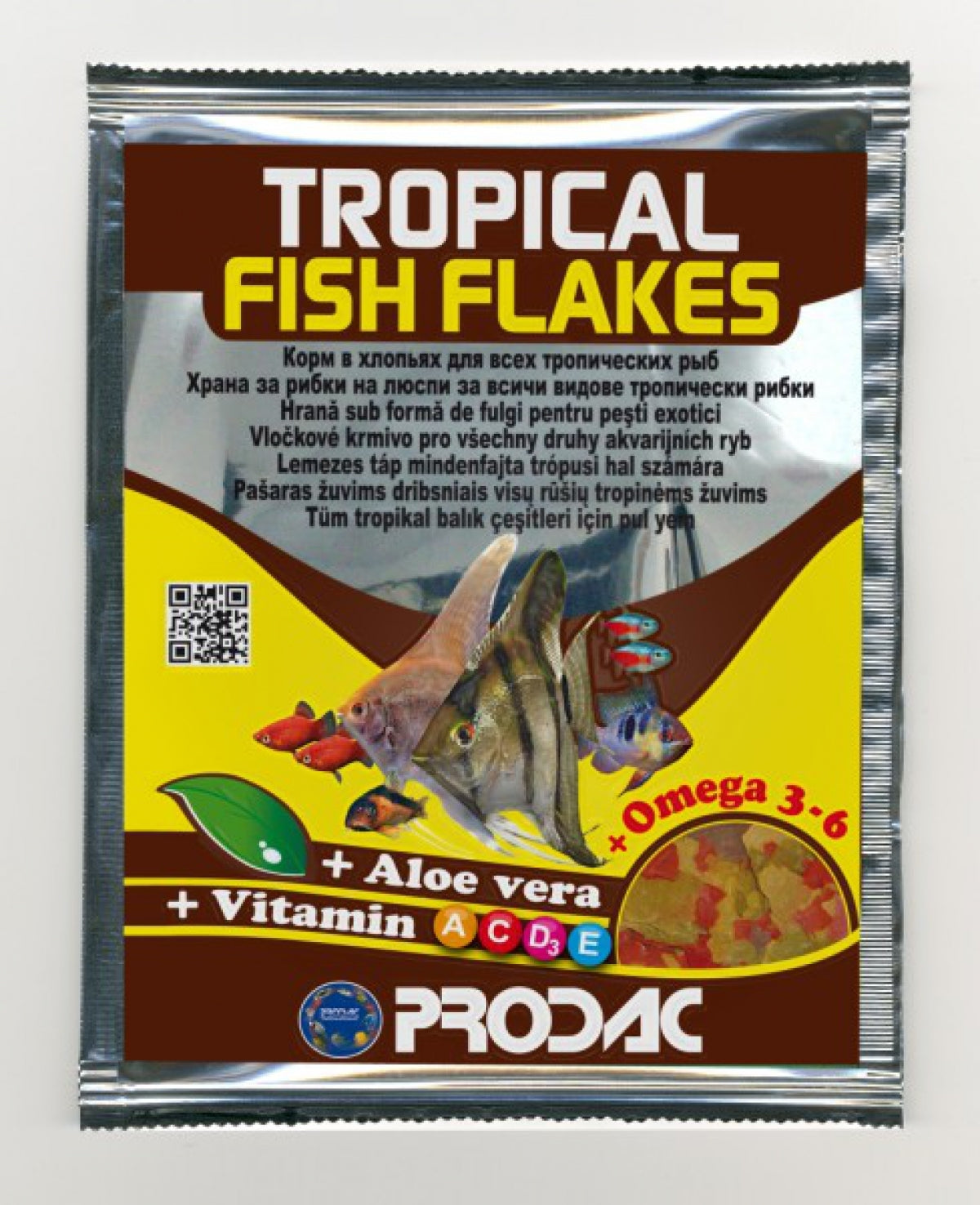 Hrana pentru pesti Prodac Tropical Fish Flakes 12 g - Animax