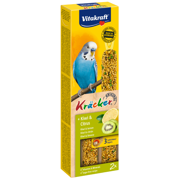 Baton pentru perusi Vitakraft Kracker Kiwi & Lemon 60g - Animax