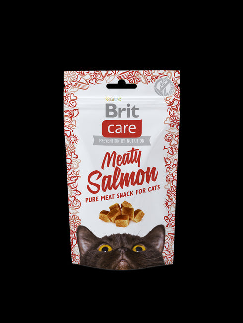Recompense pentru pisici Brit Care Snack Meaty Salmon 50 g