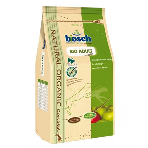 Hrana uscata pentru caini Bosch Bio Adult cu mere 11.5 kg