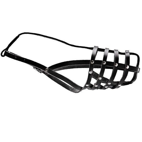 Botnita din piele moale pentru caini K9 Dobermann Collie Mare