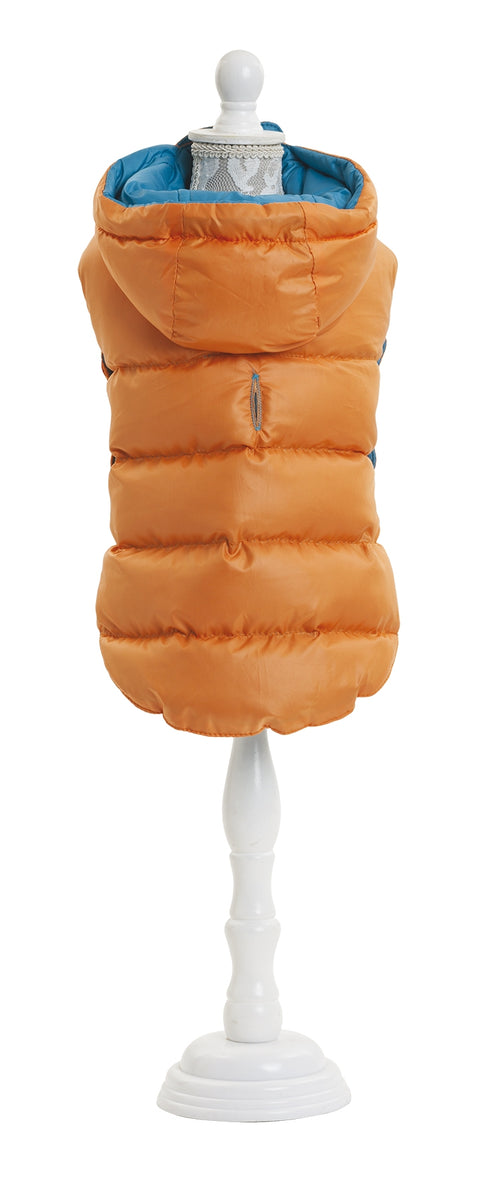 Haina matlasata cu doua fete pentru caini Croci Blue 25 cm