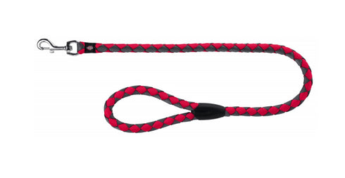 Lesa pentru caini rosu cu gri Trixie 1 m X 12 mm