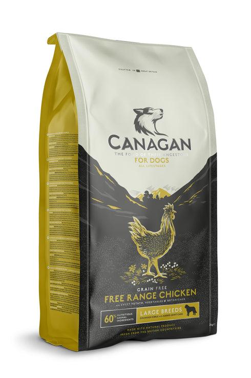 Hrana uscata pentru caini Canagan Grain Free Large Breed Pui 2kg