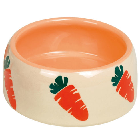 Castron ceramic pentru rozatoare Nobby Carrot 12cm