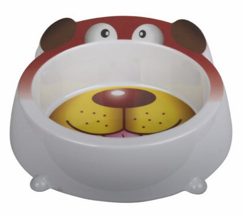 Castron din melamina pentru caini Dog Face 450 ml