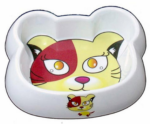 Castron din melamina pentru pisici Cat Face 300 ml